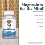 KAL Think Magnesio L-Treonato enfocado en cerebro para función cognitiva.