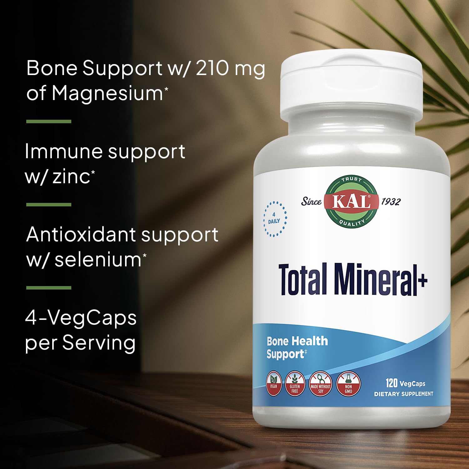 Kal Total Mineral Plus: sección de ingredientes clave para planificar suplementos