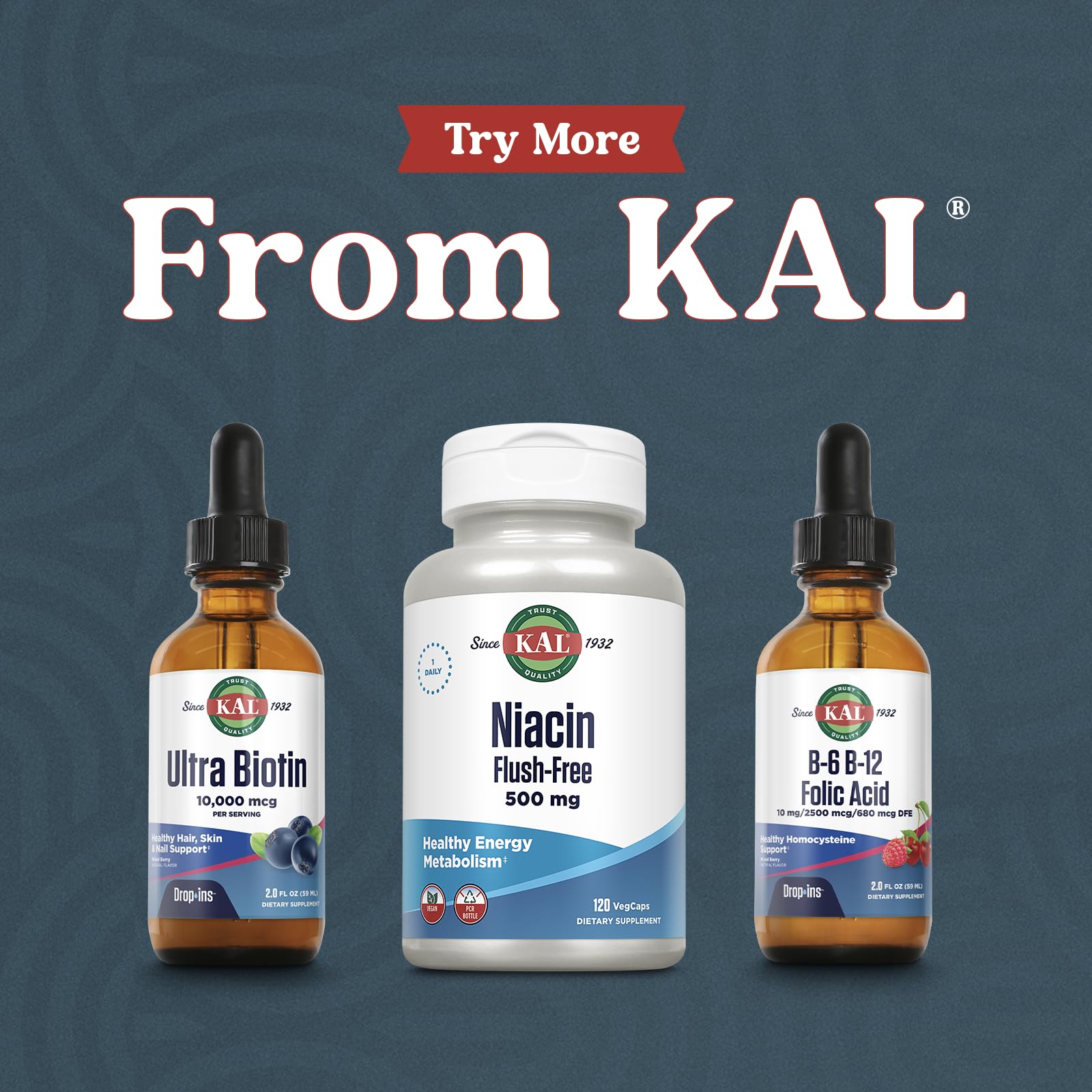 KAL Ultra Biotina muestra dosis diaria para consumo