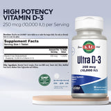 Kal Ultra D3 empaque de 90 servicios, conveniente para planificar tomas