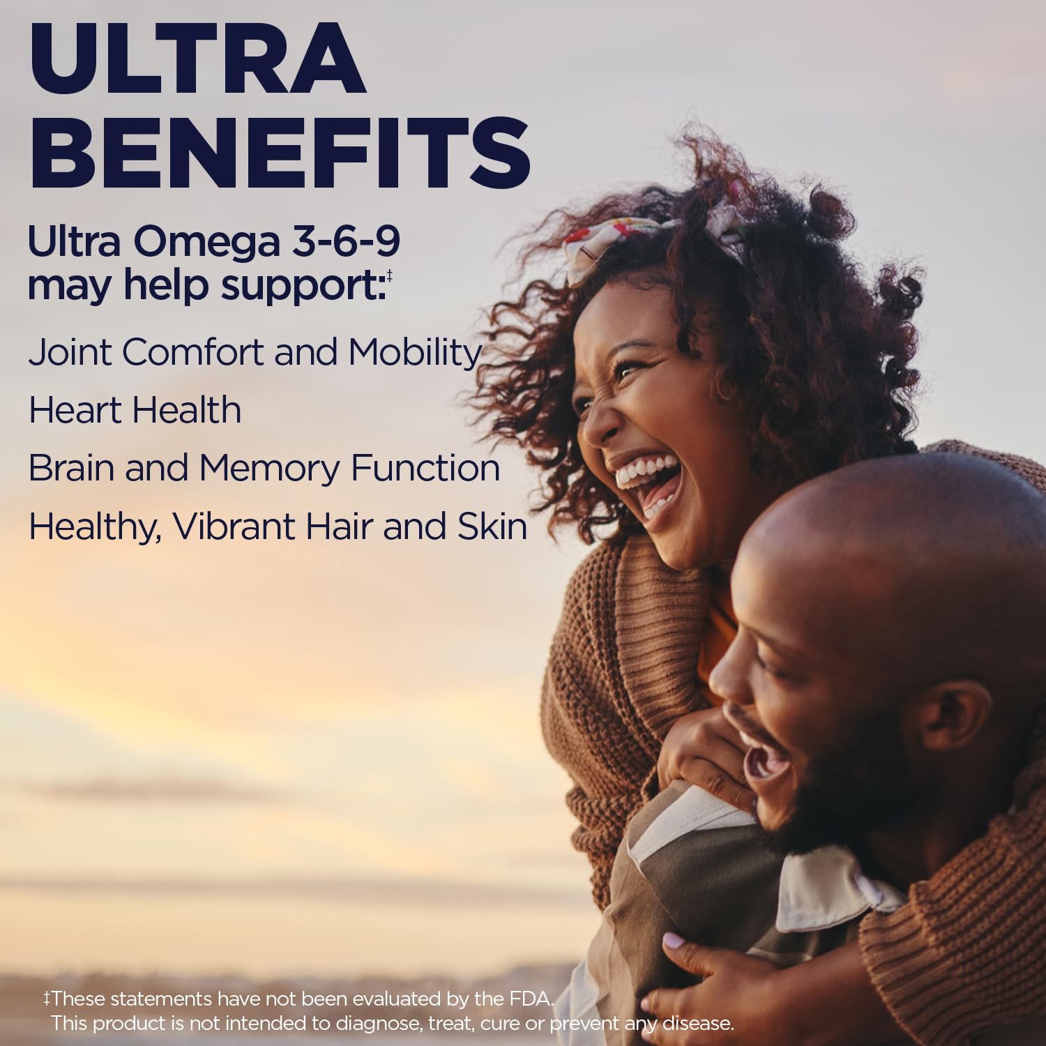Etiqueta de Kal Ultra Omega 3-6-9 que destaca pureza.