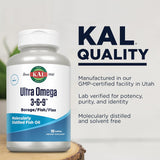 Kal Ultra Omega 3-6-9 prensado en frío conserva aceites.