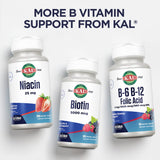 KAL Vitamina B12 1000mcg tableta en mano para consumo diario