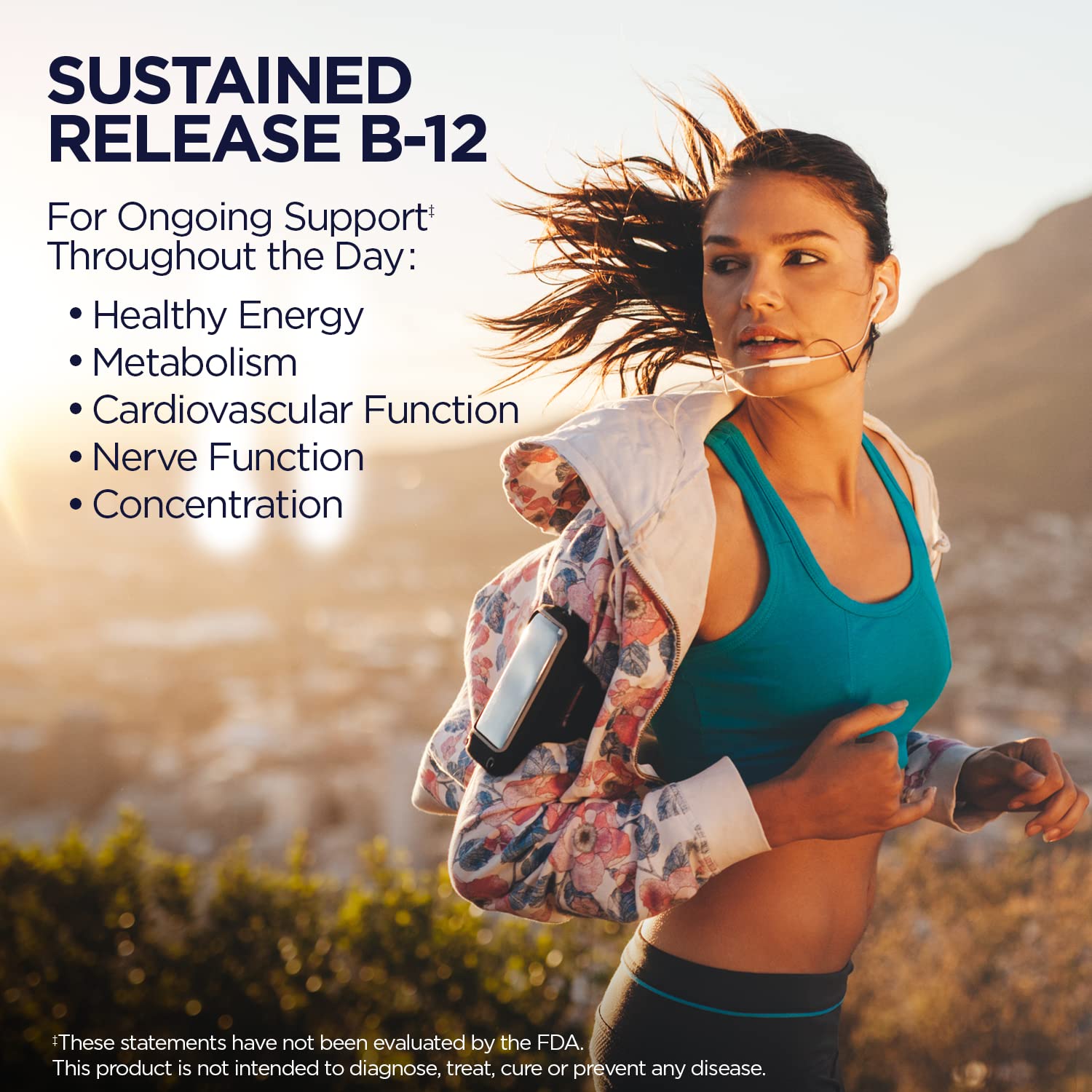 KAL Vitamina B12 1000mcg tableta vegana para metabolismo saludable