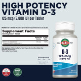 KAL D3 ActivTab tableta, disolución rápida para mejor absorción