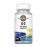 KAL Vitamina D-3 ActivMelt con sabor limón natural para una toma agradable