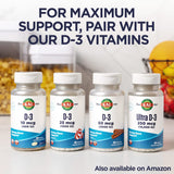 Kal Vitamina K2 MK7 ActivMelt, envase con sello GMP para pureza