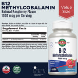 KAL Vitamina B12 metilcobalamina 1000mcg uso diario para metabolismo y vitalidad