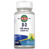 KAL Vitamina D-3 ActivMelt: disolución instantánea para ingesta rápida sin agua.