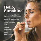 KAL Vitamina D3 liposomal, tecnología liposomal que mejora la absorción.