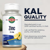 KAL Zinc 5 mg: control de calidad en laboratorio.