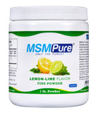 KALA HEALTH MSMPure en bote con cristales MSM y sabor limón-lima para uso diario.