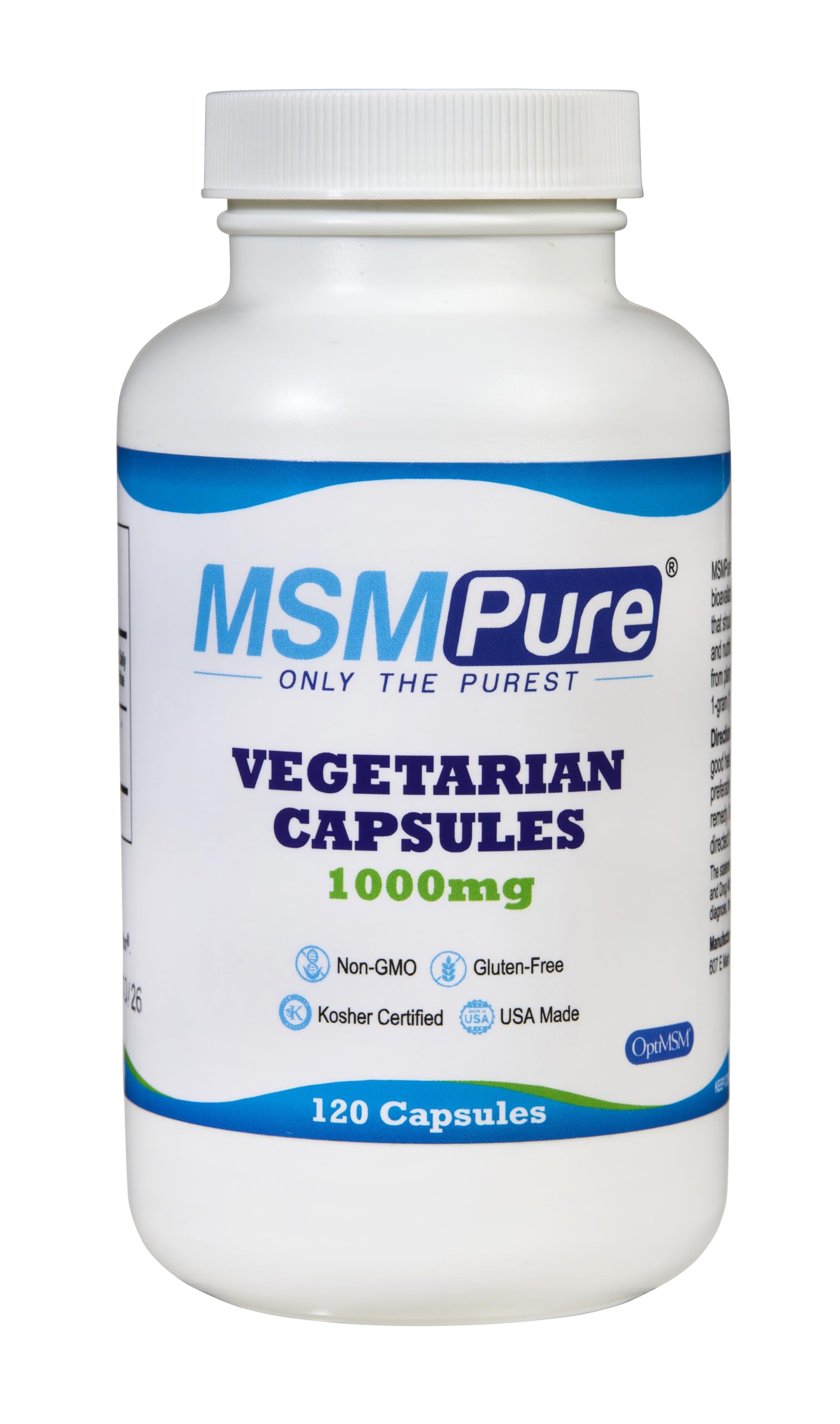 KALA HEALTH MSMPure cápsulas 1000 mg para movilidad diaria.