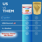 KALA HEALTH MSMPure Fruta Punch Diluido en Agua, bebida lista para consumir.