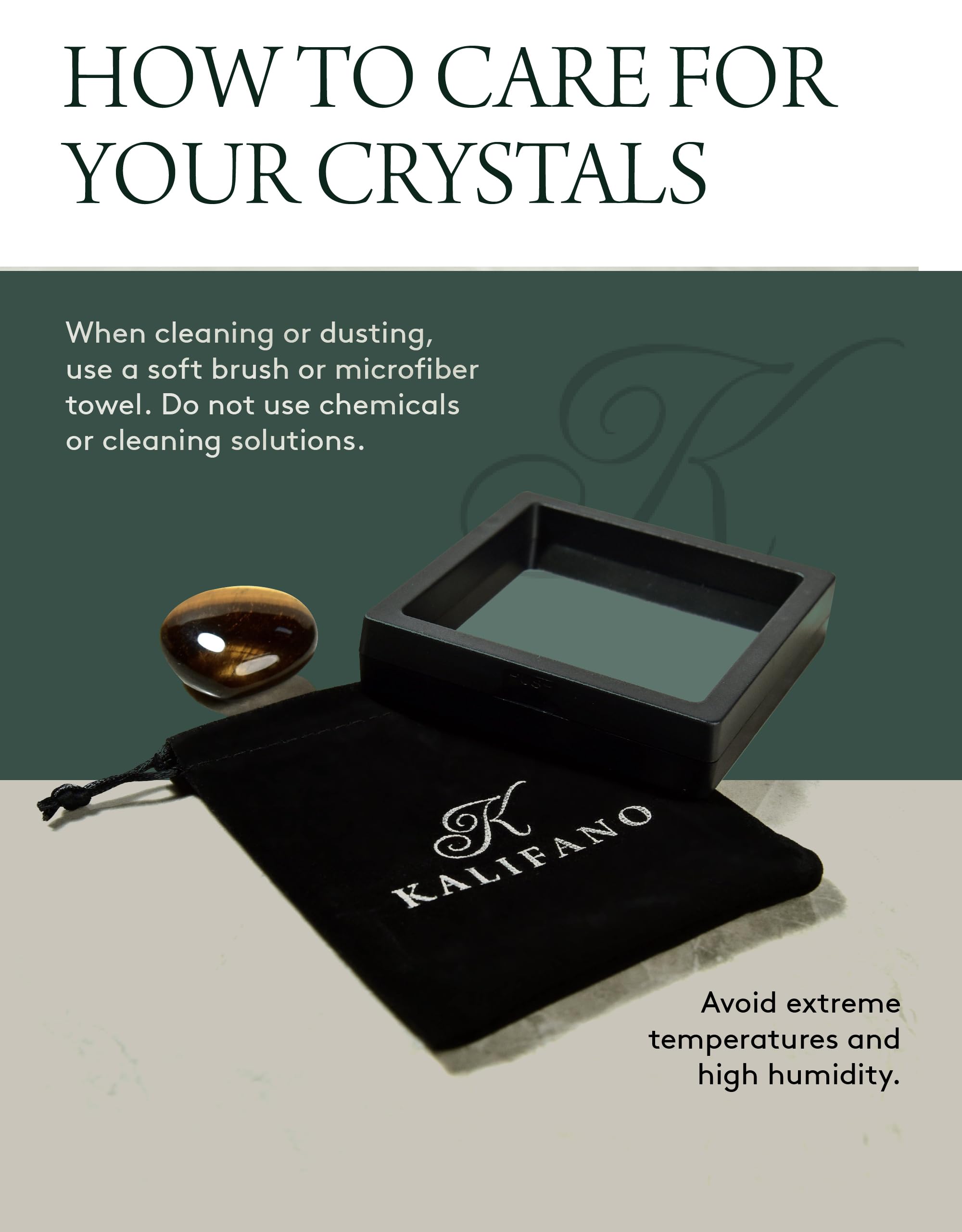 Kalifano diseño aromático-piedra: decoración que transmite calma al mirar.
