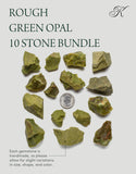 KALIFANO ópalo verde para tumbling, ideal para acabados brillantes.
