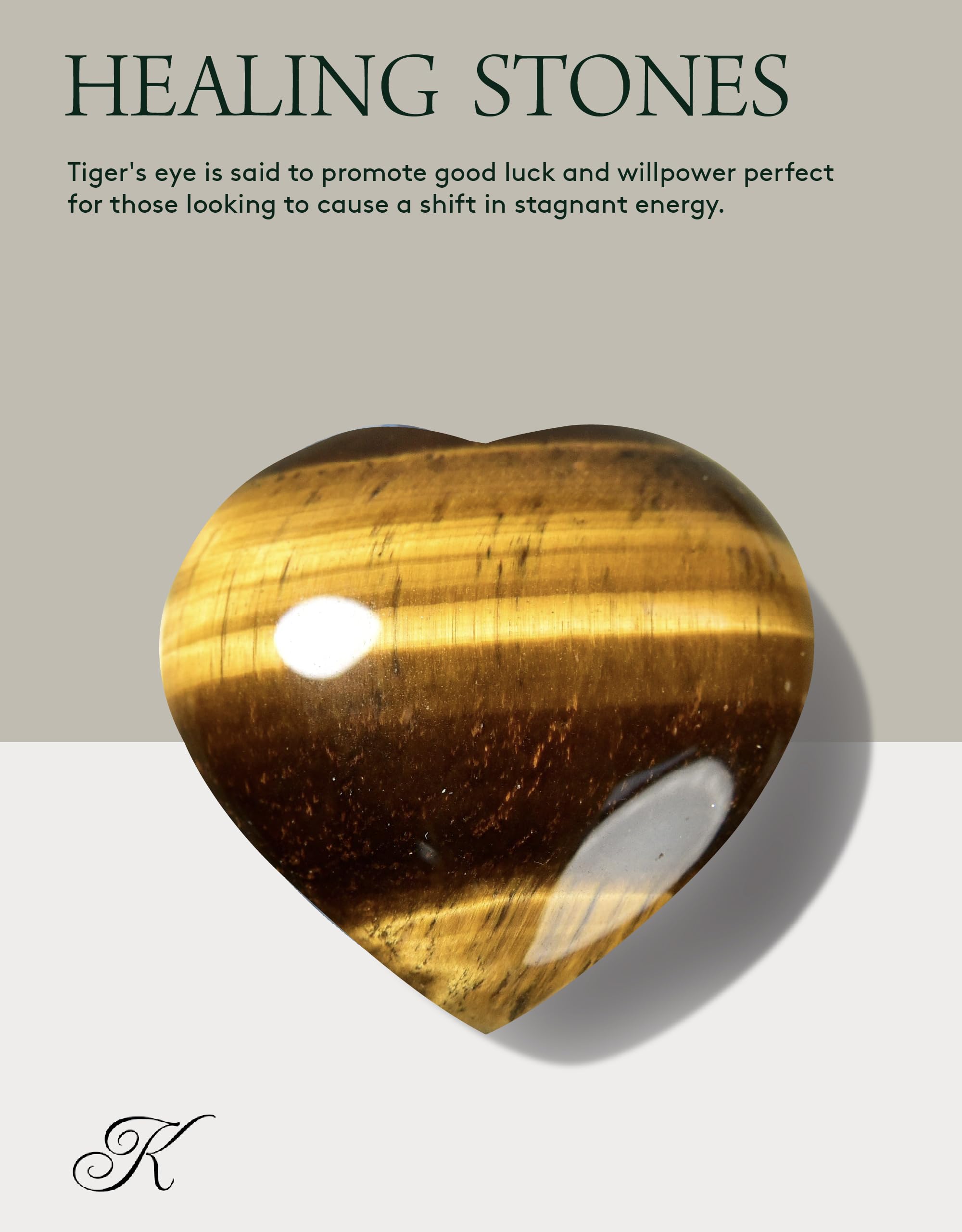 Kalifano, piedra ojo de tigre: energía positiva para enfoque diario.