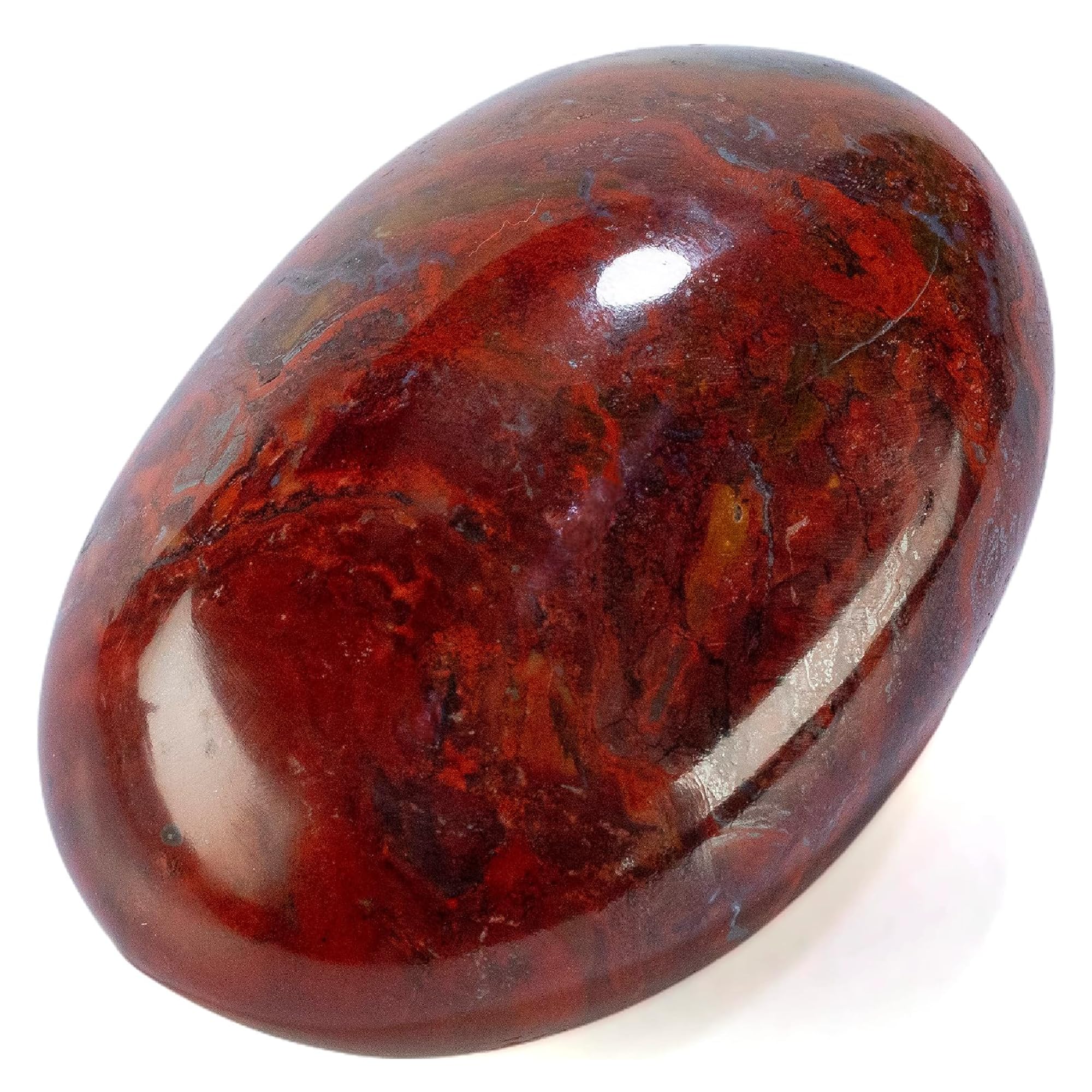 Kalifano jaspe rojo piedra palma: pieza para anclaje y calma diaria.