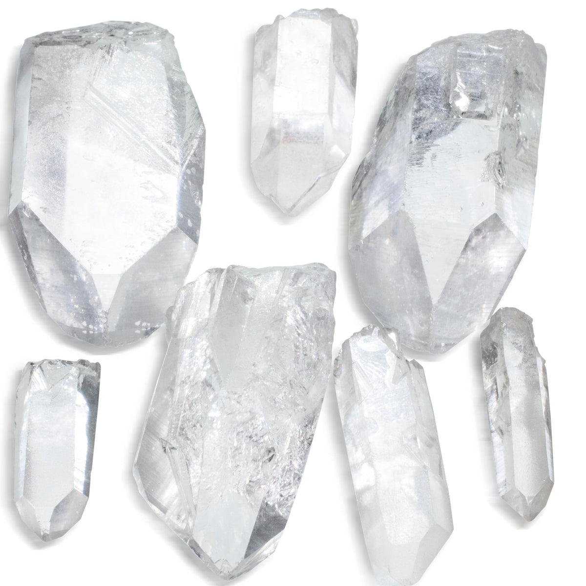 Puntas de cuarzo Kalifano brillantes para claridad y enfoque.