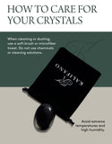 Kalifano Shungite Palma en estuche elegante, ideal regalo consciente y decorativo.