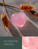 Kalifano textura-suave-del-cuarzo-rosa, tacto agradable y relajante.