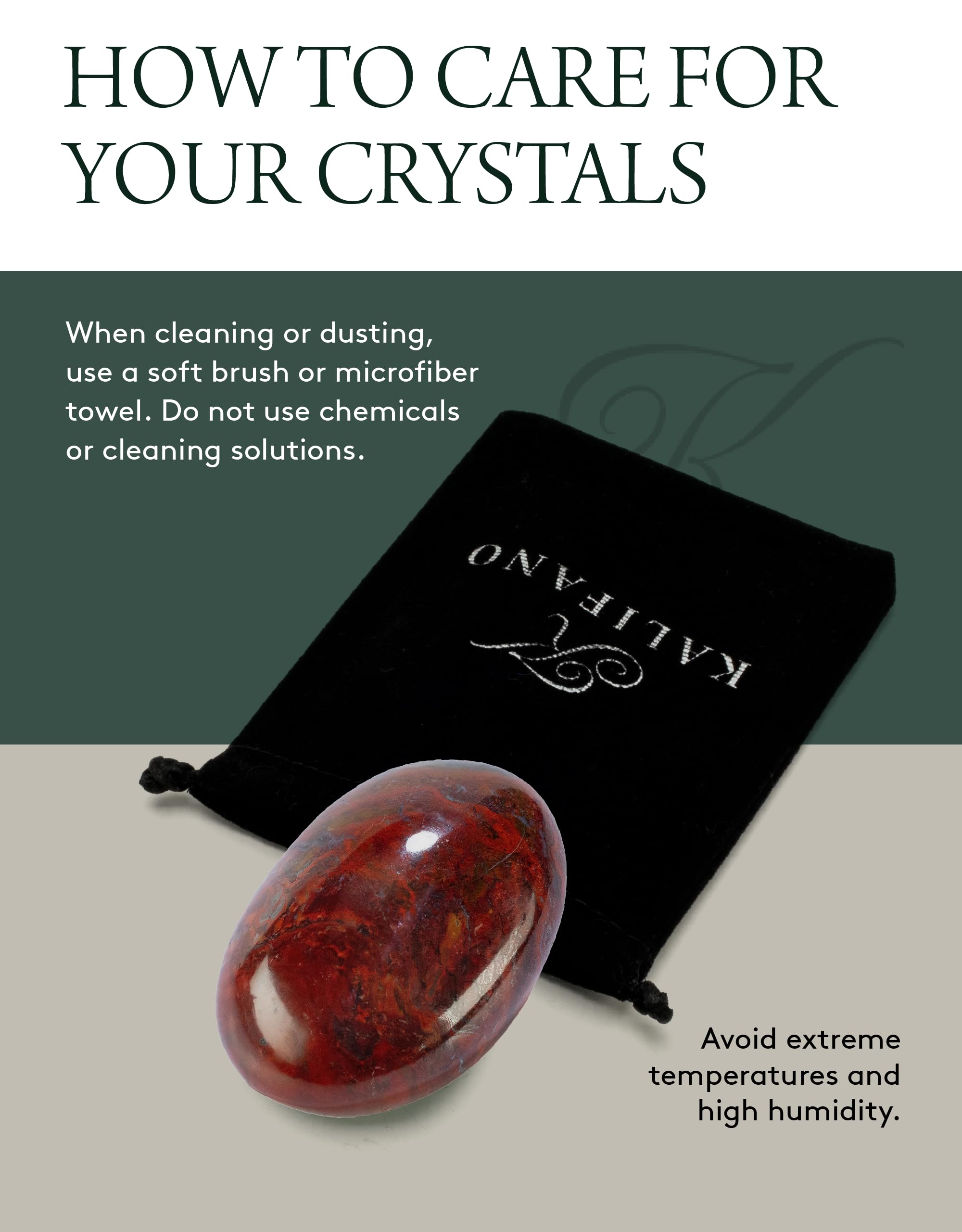 Kalifano jaspe rojo: acabado lustre que realza su belleza para rituales.