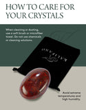 Kalifano jaspe rojo: acabado lustre que realza su belleza para rituales.