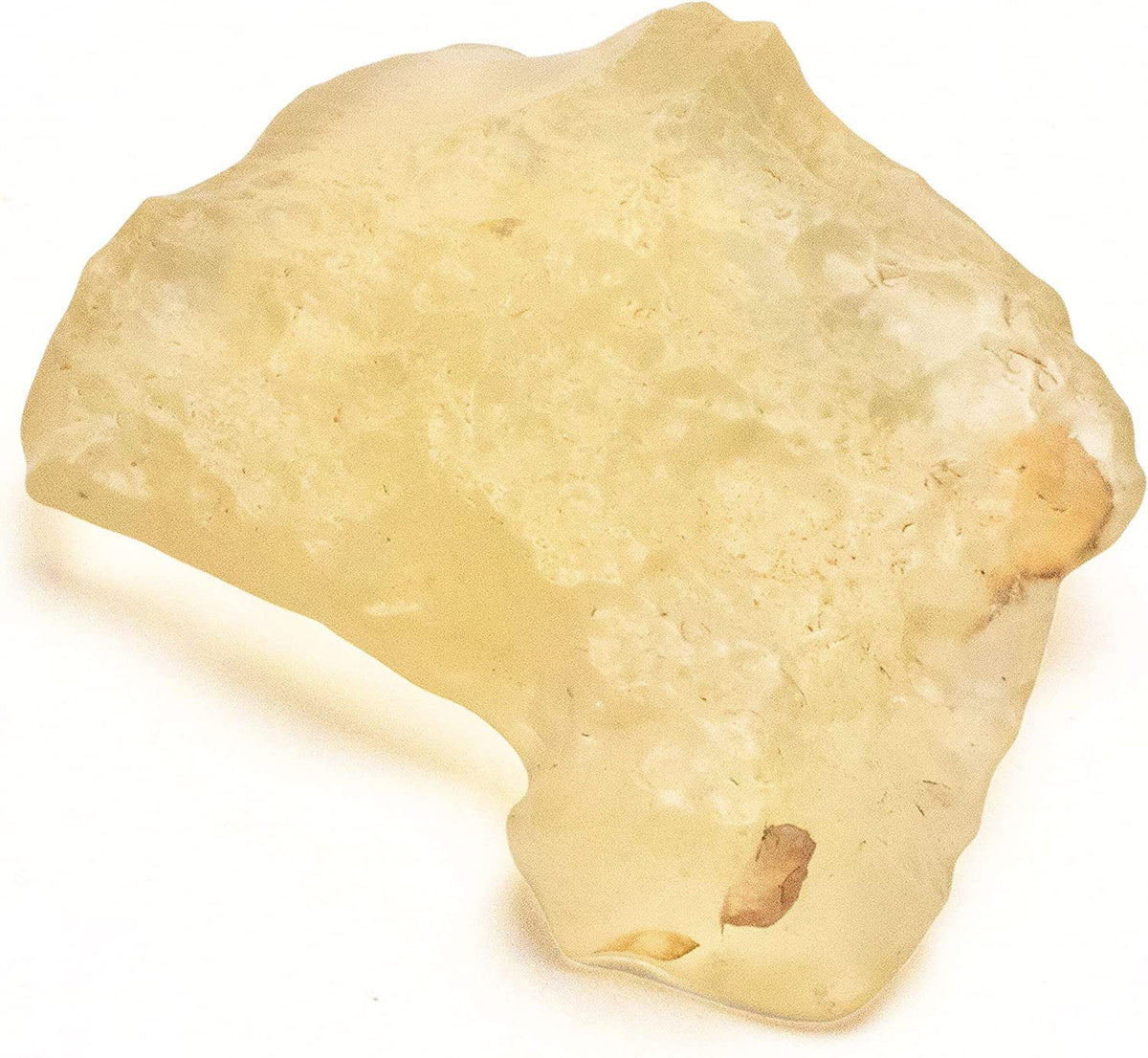 KALIFANO Libio vidrio del desierto tektita de 25-50 ct para claridad mental y calma emocional.