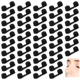 Kalione filtros nasales desechables negros para proteger la nariz durante el bronceado.