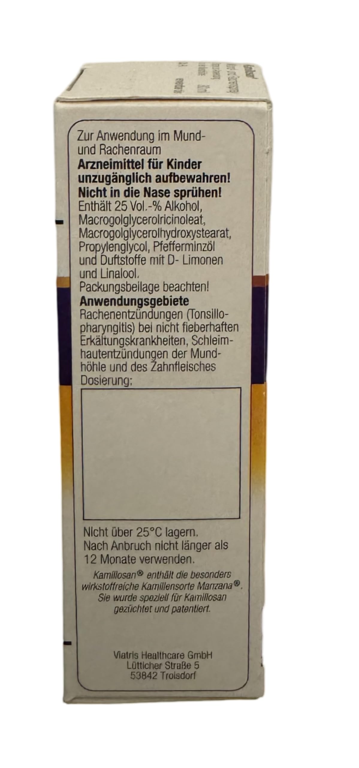 Aceite esencial de anís en Kamillosan para aroma suave.