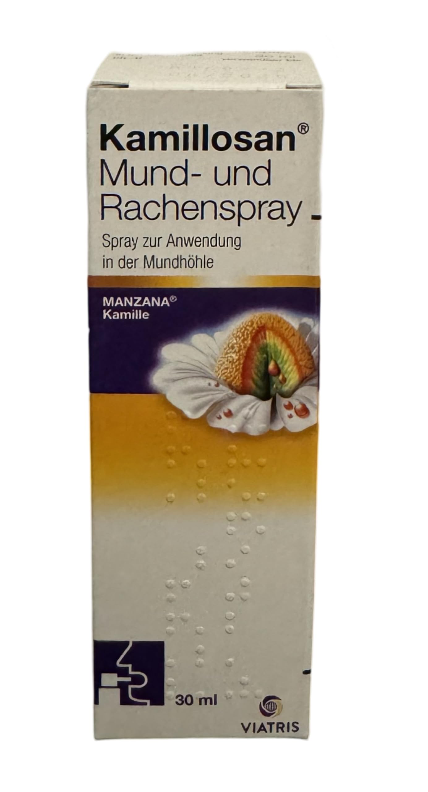 Kamillosan spray bucal 30 ml para uso diario y frescura rápida.