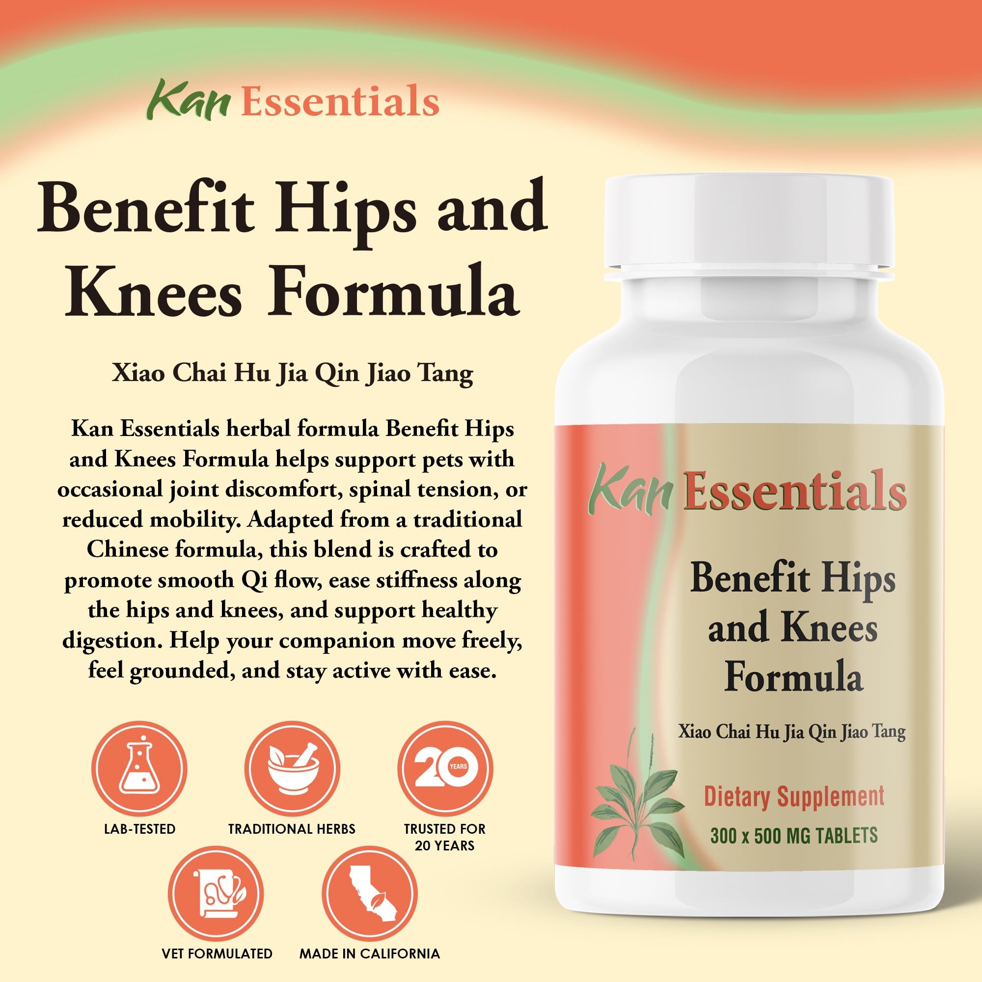 Kan Herbs: soporte digestivo suave para mascotas con fórmula herbal tradicional.