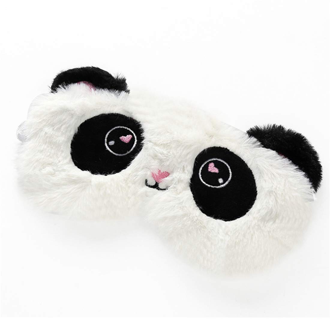 KANOA antifaz panda de peluche suave para dormir cómodo.