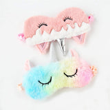 KANOA máscara de sueño peluche para adolescentes: ajuste elástico y cómodo.