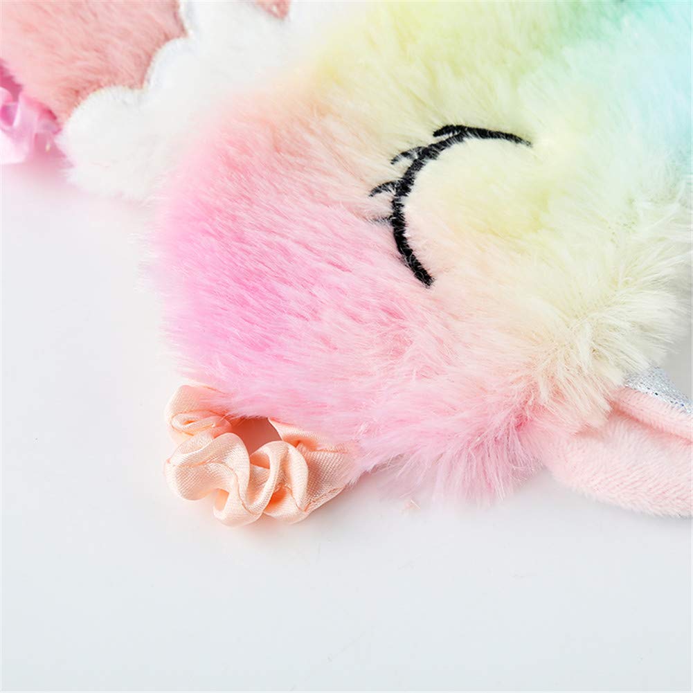 KANOA máscara de sueño peluche para mujeres: se adapta a distintas cabezas.