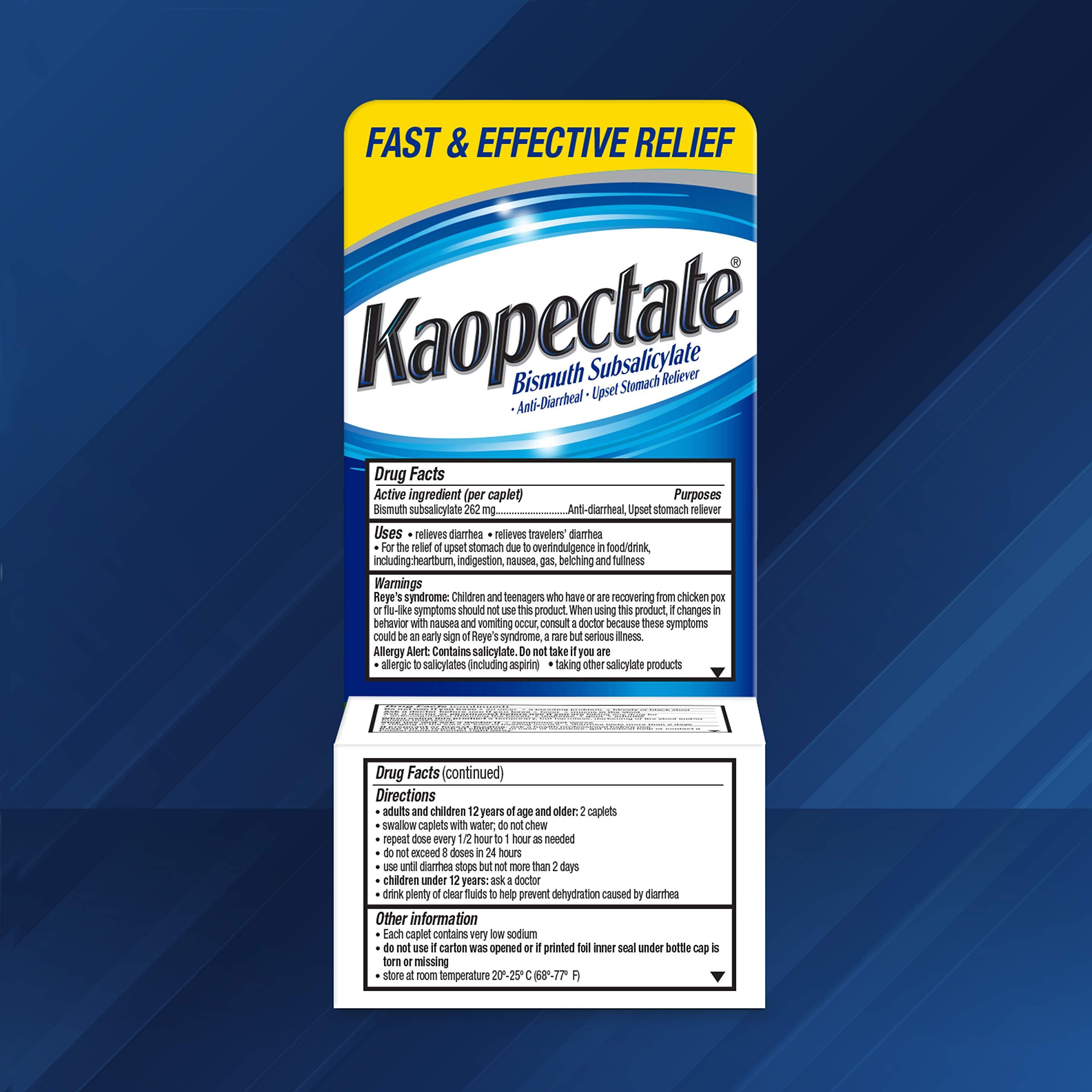 Kaopectate: pastillas para náuseas e indigestión