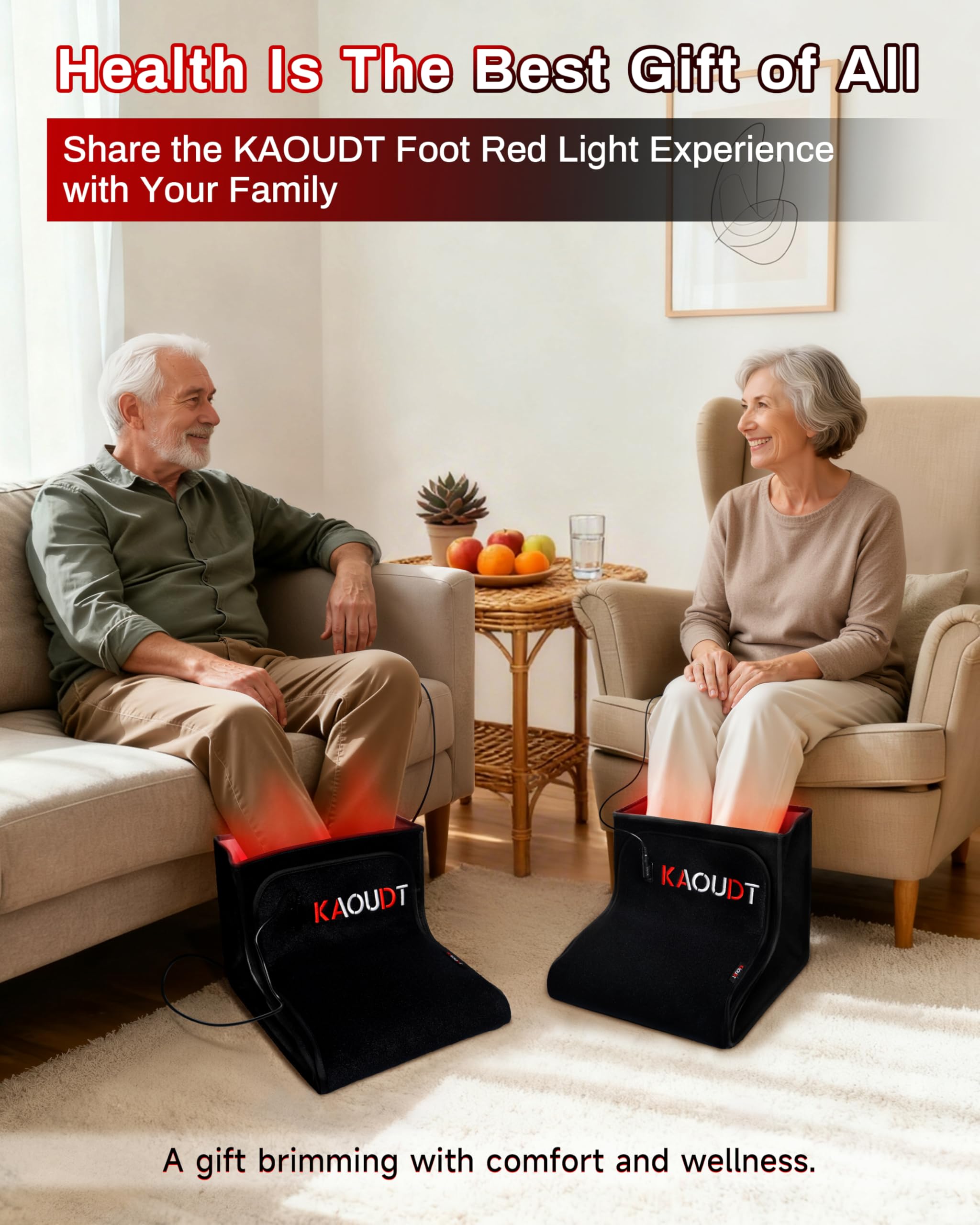 Kaoudt coberturas de pies 360° para comodidad diaria y recuperación.