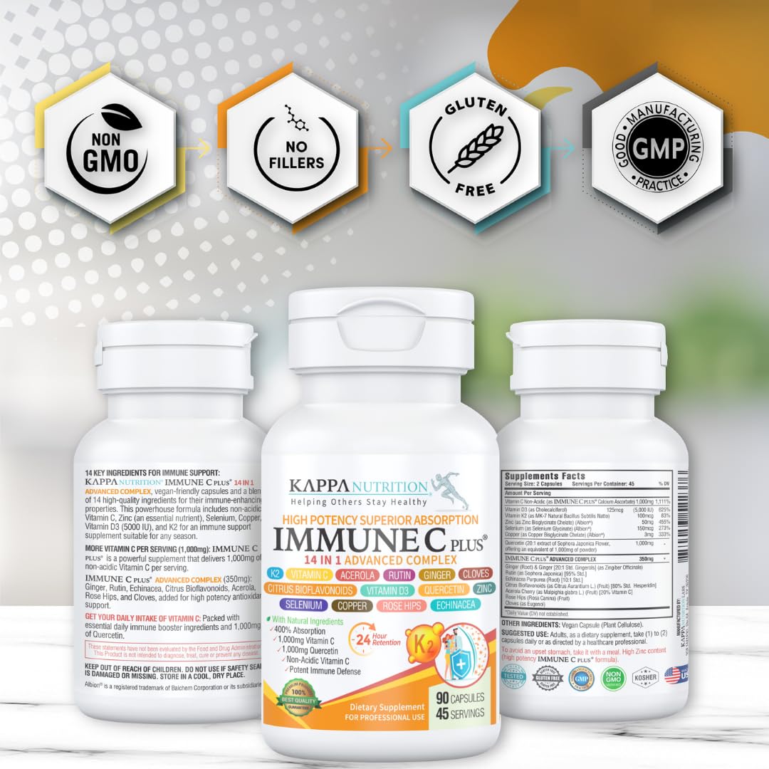 Immune C Plus, producido en EE. UU. con pruebas de pureza