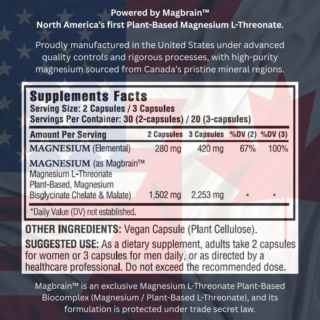 KAPPA NUTRITION Magbrain toma de 3 cápsulas para apoyo diario.