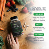 KaraMD Pure Nature: batido diario con verduras y frutas para energía sostenida.