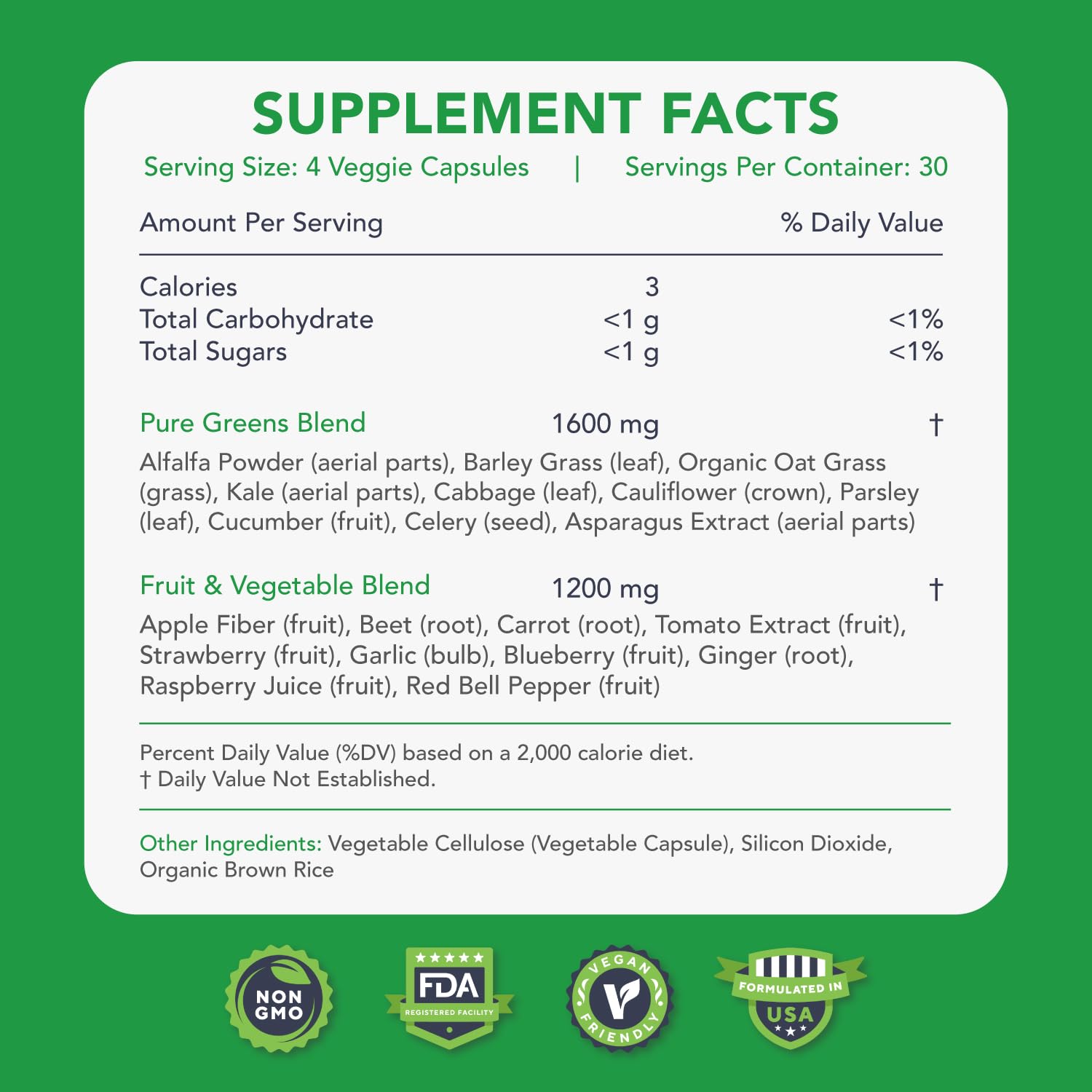 KaraMD Pure Nature, mezcla de frutas y verduras en polvo para energía sostenida.
