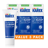 Pasta dental Kinder Karex en tubo para uso diario en dientes de leche.