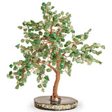 KARMA AND LUCK árbol de vida jade grande 10 pulgadas, centro decorativo para feng shui