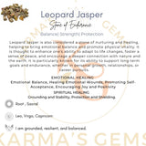 Karma Gems Fruta Jasper, talla y pulido profesional