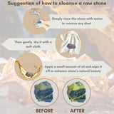 Karma Gems Labradorita estimula la protección durante sesiones de meditación y Reiki.
