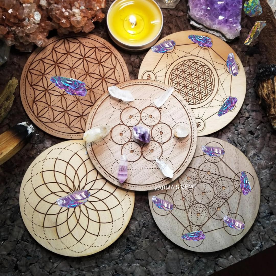 karma gems textura única y belleza natural, perfecto para pendientes y collares hechos a mano