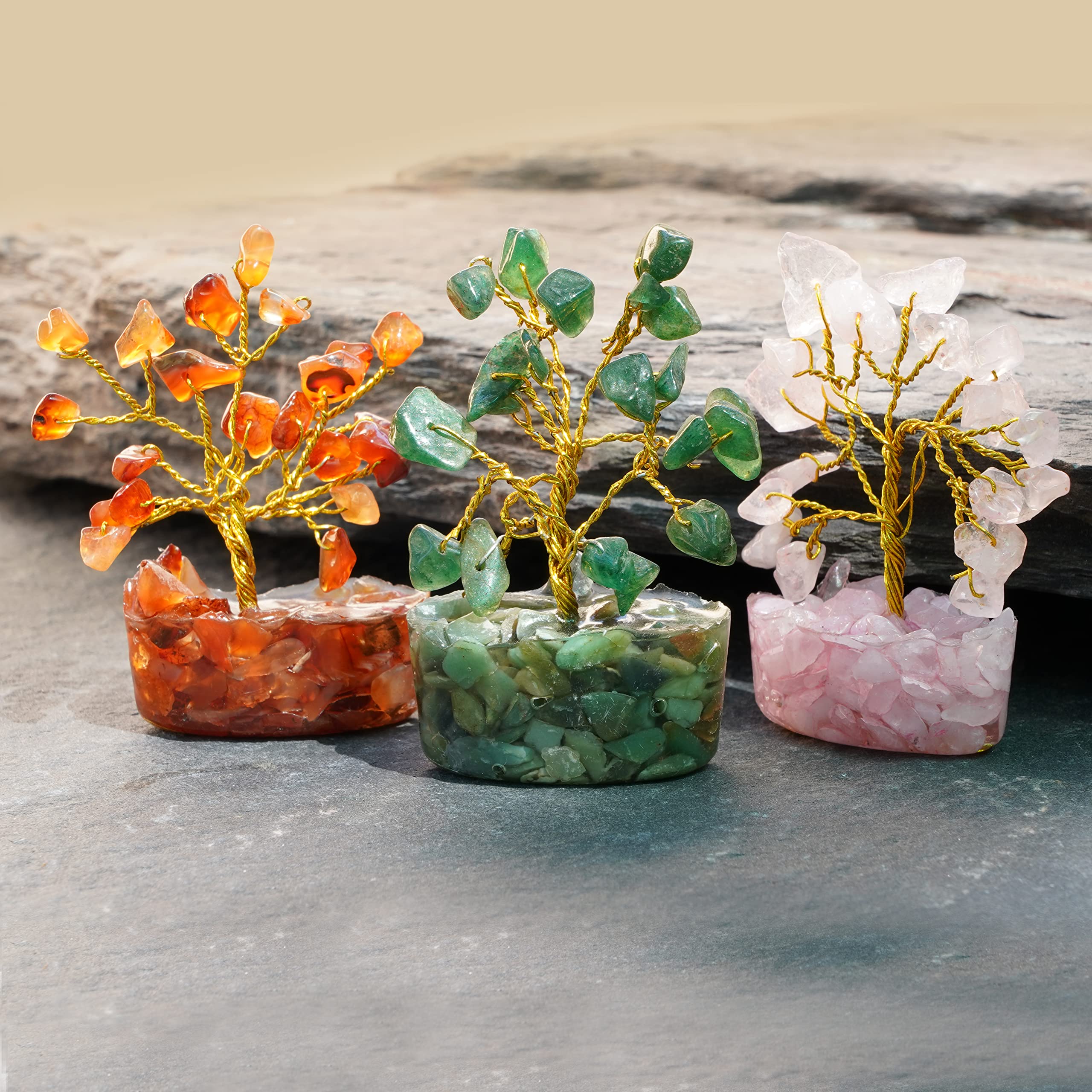 KARMAPLEDGE Árbol de Cristal: empaque cuidadoso para regalo.