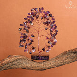 KARMAPLEDGE arbol-navidad-decoracion-cristal-ametista añade brillo navideño
