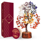 KARMAPLEDGE Arbol de Vida 7 Chakras con cristales para equilibrio y energía positiva
