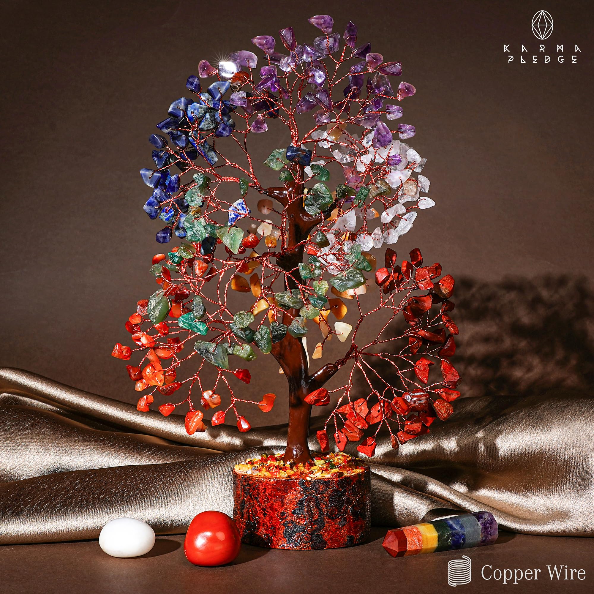 KARMAPLEDGE vista completa del árbol de los 7 chakras en su conjunto